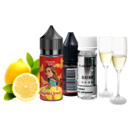 Набор для самозамеса Flavorlab Lady Fragolino Lemon Вино Лимон 50 мг 30 мл
