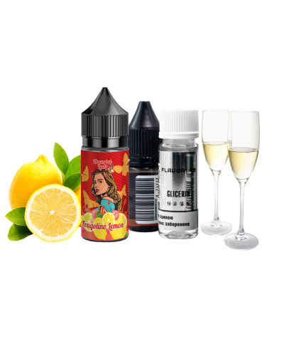 Набор для самозамеса Flavorlab Lady Fragolino Lemon Вино Лимон 50 мг 30 мл - фото 2