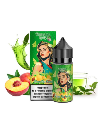 Набор для самозамеса Flavorlab Lady Green tea Peach Зеленый чай Персик 50 мг 30 мл