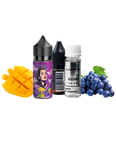 Набор для самозамеса Flavorlab Lady Mango Grapes Манго Виноград 50 мг 30 мл - фото 3