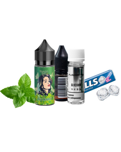 Набор для самозамеса Flavorlab Lady Mint Menthol Мята Ментол 50 мг 30 мл
