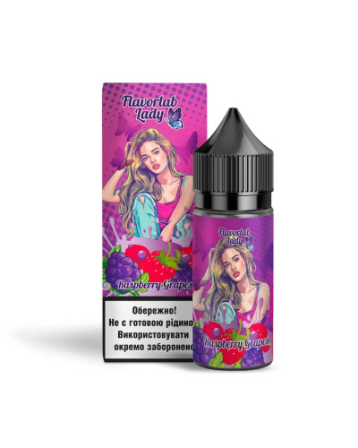 Набор для самозамеса Flavorlab Lady Raspberry Grapes Малина Виноград 50 мг 30 мл - фото 3