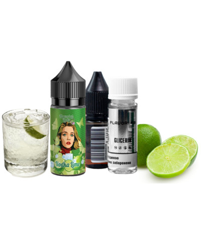 Набор для самозамеса Flavorlab Lady Vodka Lime Водка Лайм 50 мг 30 мл