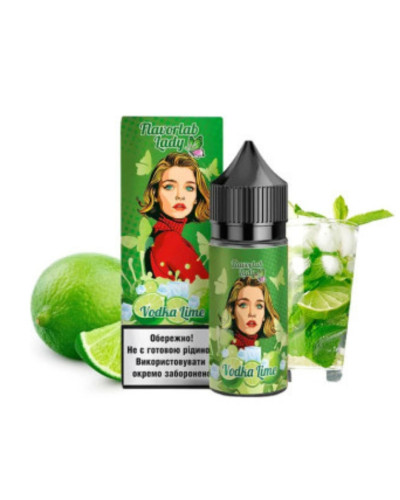 Набор для самозамеса Flavorlab Lady Vodka Lime Водка Лайм 50 мг 30 мл - фото 4