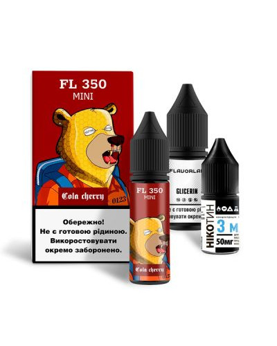 Набор для самозамеса Flavorlab FL350 mini Cola Cherry Кола Вишня 50 мг 15 мл - фото 4