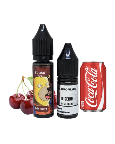 Набор для самозамеса Flavorlab FL350 mini Cola Cherry Кола Вишня 50 мг 15 мл - фото 3