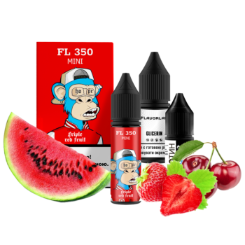 Набор для самозамеса Flavorlab FL350 mini Triple red fruit Арбуз Клубника Вишня 50 мг 15 мл.