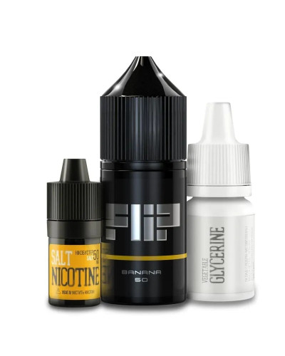Набор для самозамеса Flip Salt Banana Банан - 30Мл/50Мг 50 мг 30 мл - фото 5