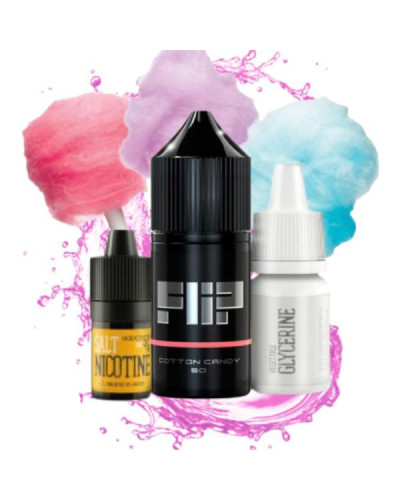 Набор для самозамеса Flip Salt Cotton Candy Сахарная Вата - 30Мл/50Мг 50 мг 30 мл