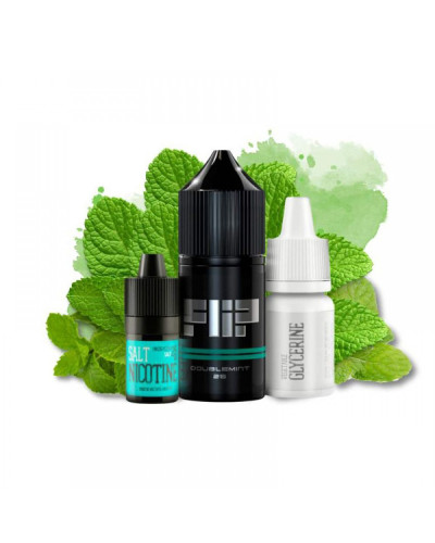 Набор для самозамеса Flip Salt Doublemint Двойная Мята - 30Мл/50Мг 50 мг 30 мл - фото 3