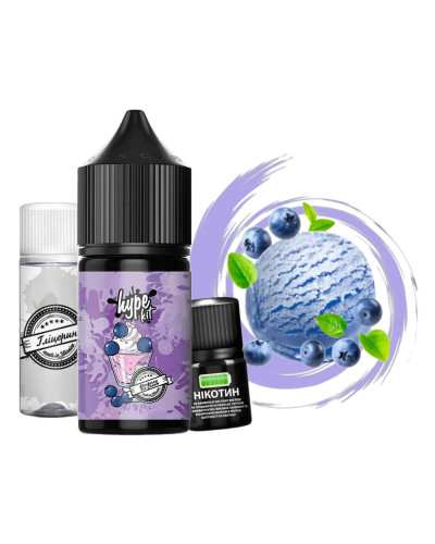 Набор для самозамеса Hype Blueberry Ice Cream, 30мл/50мг 50 мг 30 мл - фото 4