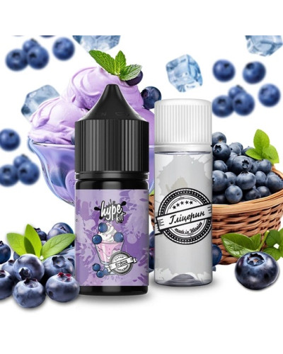Набор для самозамеса Hype Blueberry Ice Cream, 30мл/50мг 50 мг 30 мл - фото 2
