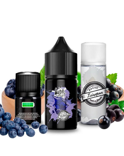 Набор для самозамеса Hype Blueberry, 30мл/50мг 50 мг 30 мл - фото 3
