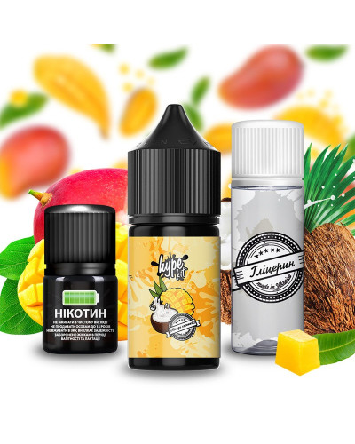 Набор для самозамеса Hype Mango Coconut, 30мл/50мг 50 мг 30 мл - фото 2