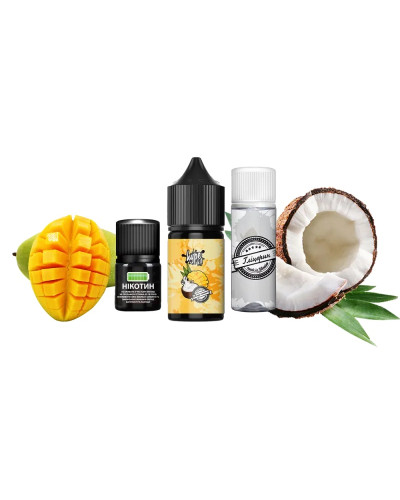 Набор для самозамеса Hype Mango Coconut, 30мл/50мг 50 мг 30 мл - фото 5