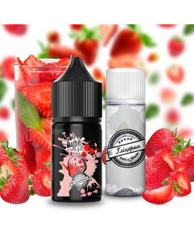 Набор для самозамеса Hype Strawberry, 30мл/50мг 50 мг 30 мл - фото 3