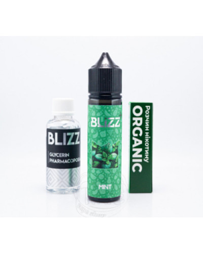 Набор для самозамеса Blizz Plus Mint Мята 50 мг 30 мл - фото 3