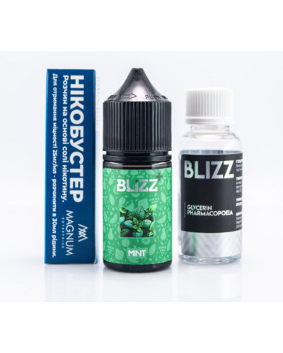 Набор для самозамеса Blizz Plus Mint Мята 50 мг 30 мл - фото 4