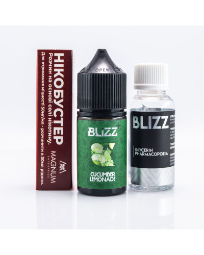 Набор для самозамеса Blizz Plus Cucumber Lemonade Огуречный лимонад 50 мг 30 мл - фото 2