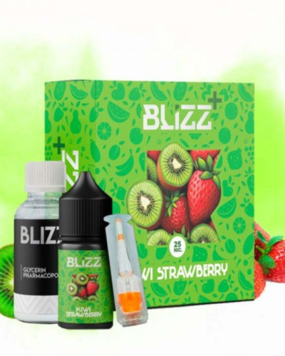 Набор для самозамеса Blizz Plus Kiwi Strawberry Сладкое Киви и Клубника 50 мг 30 мл - фото 4
