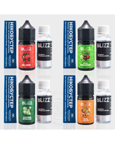Набор для самозамеса Blizz Plus Kiwi Strawberry Сладкое Киви и Клубника 50 мг 30 мл - фото 7