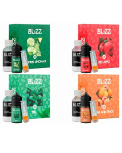 Набор для самозамеса Blizz Plus Red Apple Красное яблоко 50 мг 30 мл - фото 4