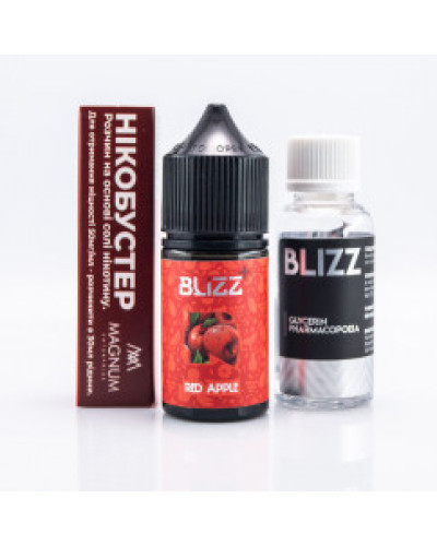 Набор для самозамеса Blizz Plus Red Apple Красное яблоко 50 мг 30 мл - фото 3