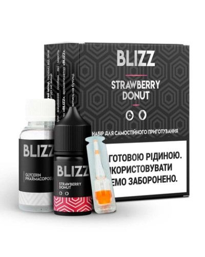 Набор для самозамеса Blizz Strawberry Donut Пончики с клубничным джемом 50 мг 30 мл - фото 2