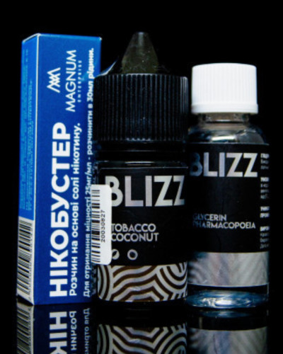Набор для самозамеса Blizz Tobacco Coconut Табак с Кокосом 50 мг 30 мл - фото 5