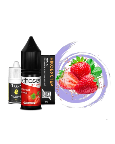 Набор для самозамеса Chaser For Pods Strawberry, 15 Мл - фото 3