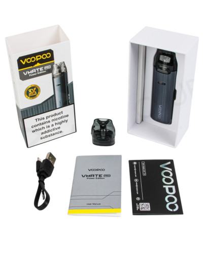 Стартовий набір Voopoo Vmate Pro Power 30W - Whorl Gray - фото 5