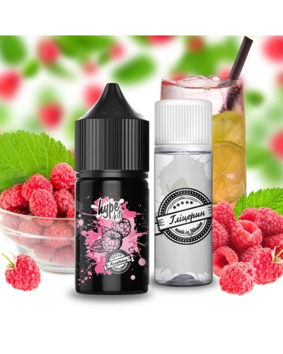 Набор для самозамеса Hype Raspberry, 30мл/50мг 50 мг 30 мл - фото 3