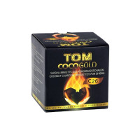 Кокосовый уголь для кальяна Tom Coco C26, 1 кг