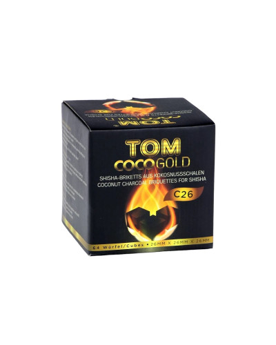 Кокосовый уголь для кальяна Tom Coco C26, 1 кг - фото 3