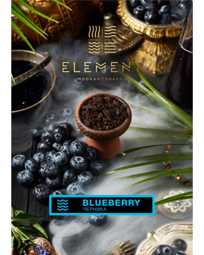 Табак для кальяна Element Вода Blueberry 200 г