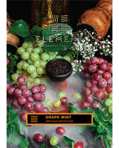 Табак для кальяна Element Земля Grape Mint 200 г