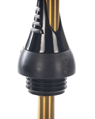 Кальян Alpha S Black High Copy с колбой Drop - фото 3