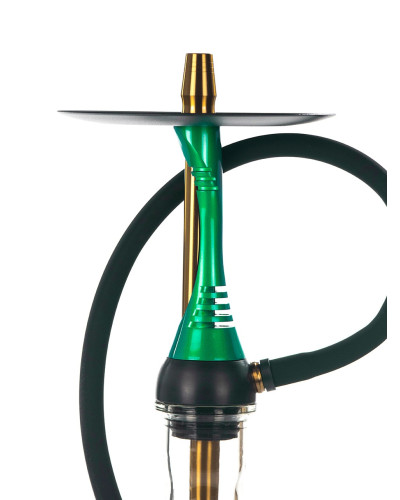 Кальян Alpha S Green High Copy с колбой Drop - фото 9