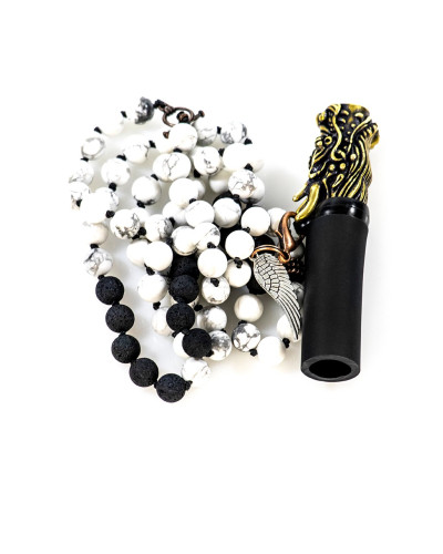 Персональный мундштук DOHYA - Dragon White howlite - фото 11