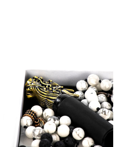 Персональный мундштук DOHYA - Dragon White howlite - фото 15