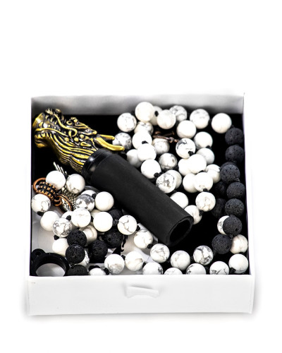 Персональный мундштук DOHYA - Dragon White howlite - фото 13
