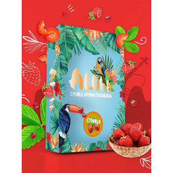 Cмесь Aloha Земляника 100 г Aloha (Україна) - фото 1