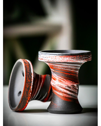 Чаша для кальяна Personalka Bowl Red White - фото 4