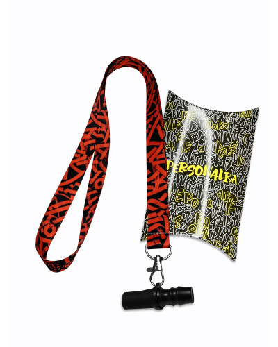 Персональный мундштук Personalka Poly Graffiti Red