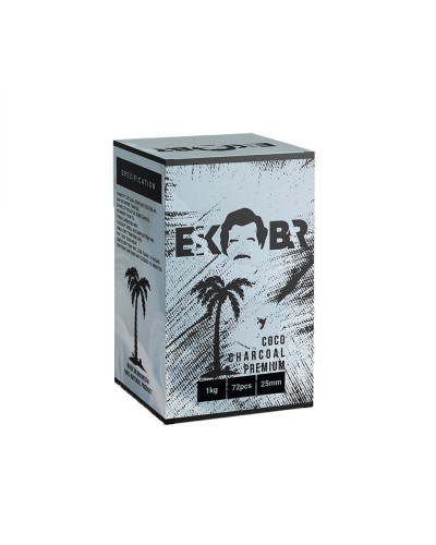 Кокосовый уголь для кальяна ESCOBAR, 1 кг