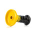 Чаша для кальяна Dumok Harmony Colours Yellow&ampampampampampampampampampampampampampampampampampBlack - фото 2
