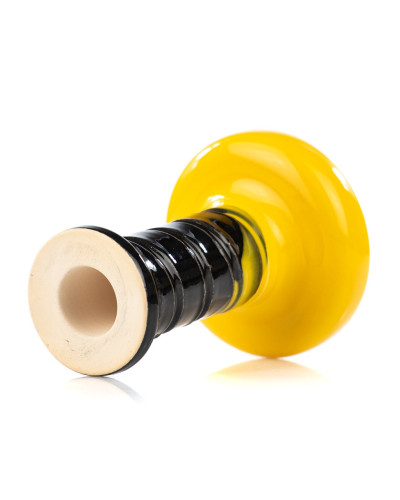 Чаша для кальяна Dumok Harmony Colours Yellow&ampampampampampampampampampampampampampampampampampBlack - фото 3