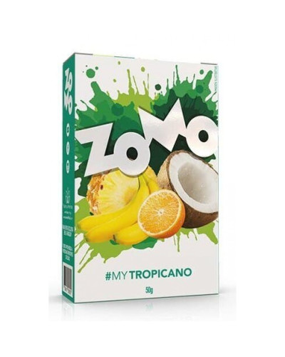 Табак для кальяна ZOMO Tropicano 50 г Ананас, апельсин, банан, кокос