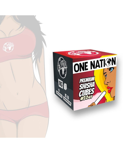 Кокосовый уголь для кальяна One nation 26, 1 кг