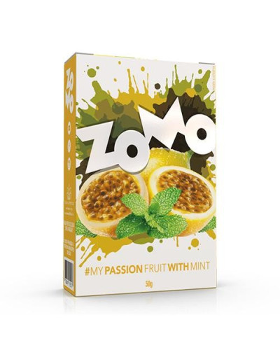 Табак для кальяна ZOMO Passion fruit with mint 50 г Маракуйя, мята - фото 3